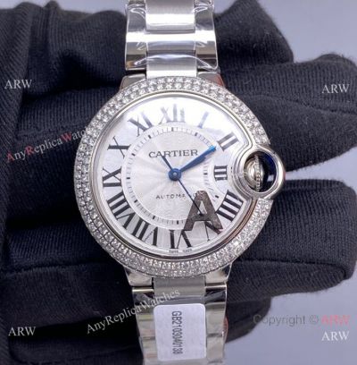 V6 Factory Swiss Grade Cartier Ballon Bleu De Automatic Watch 33MM